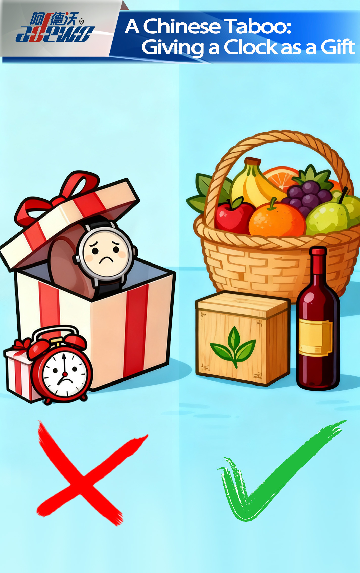 Hiina tabu: kella kinkimine