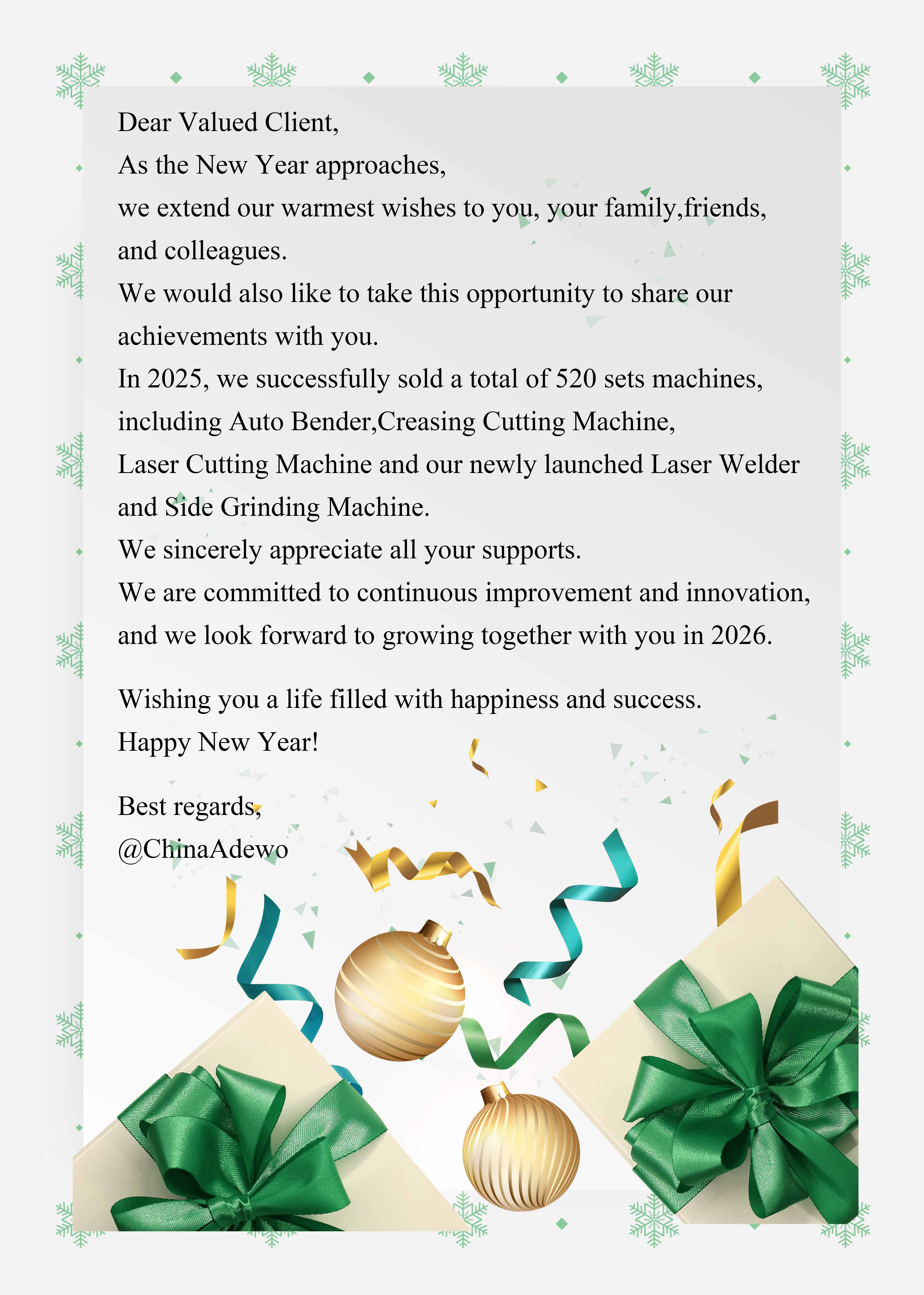 Soovin teile veel üht viljakat aastat