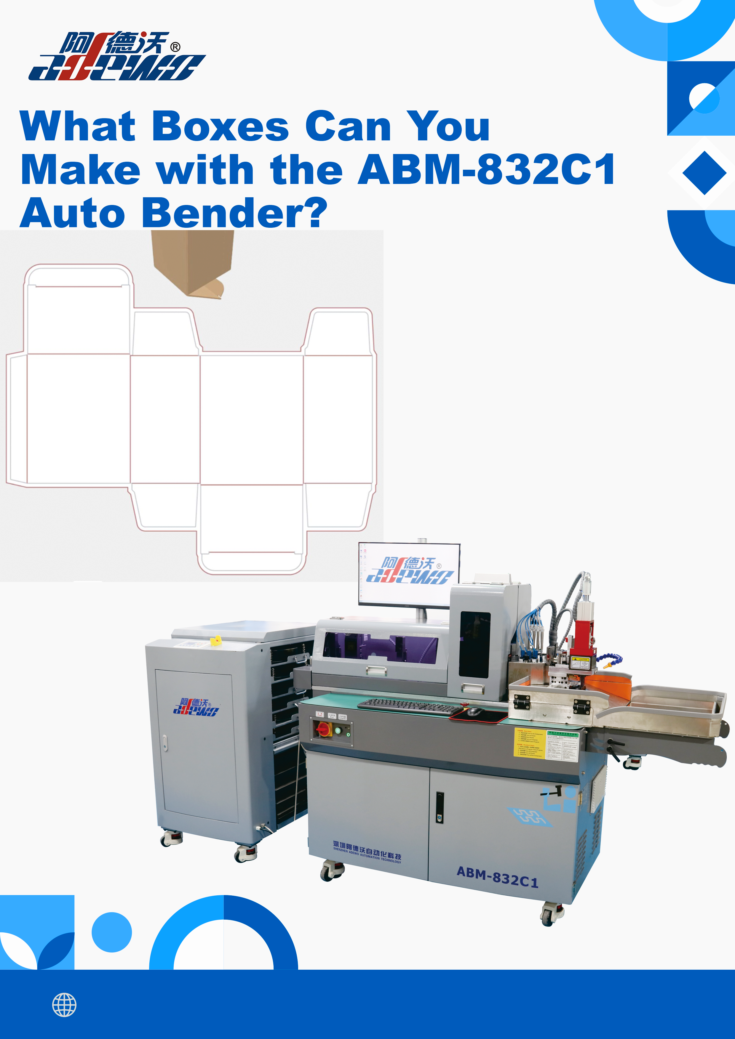 Milliseid kaste saate automaatse painutaja ABM-832C1 abil teha?