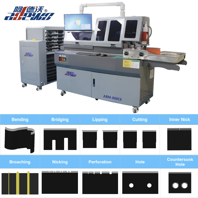 Blister Die Cutting Hall automaatne painutaja koos vastutu auguga