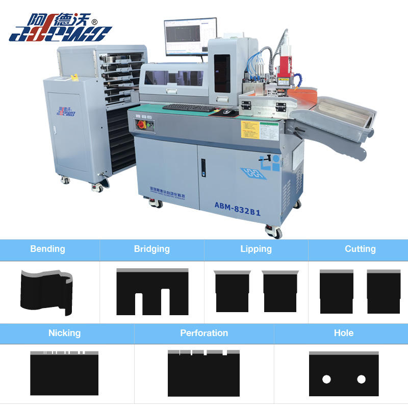 Kleebise sildi reegli Auto Bender Machine
